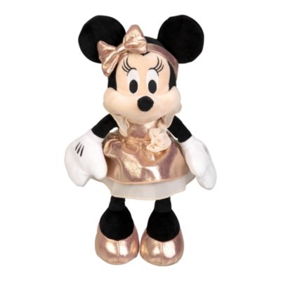 rose gold minnie mouse plush