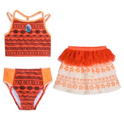 Disney Store Maillot de bain 3&nbsp;pi&egrave;ces Vaiana pour enfants