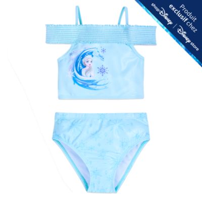Disney Store Maillot de bain 2&nbsp;pi&egrave;ces Elsa pour enfants, La Reine des Neiges&nbsp;2