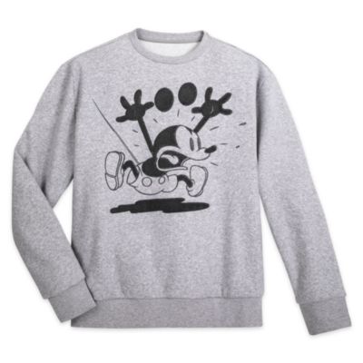 Disney Store Sweat Mickey Mouse Greyscale pour adultes