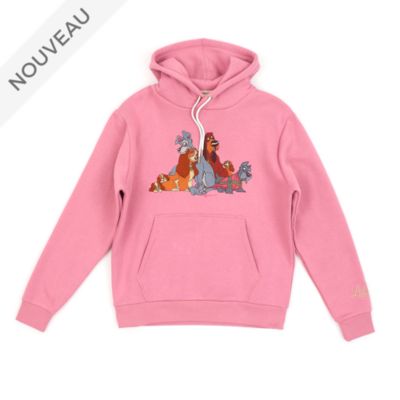 Disney Store Sweat &agrave; capuche La Belle et le Clochard pour adultes