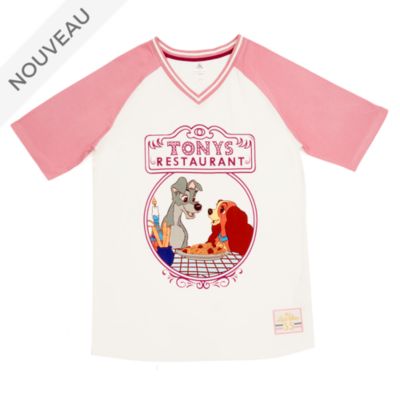 Disney Store T-shirt d'int&eacute;rieur La Belle et le Clochard pour femmes