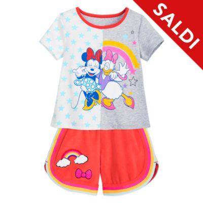 Completo Maglietta E Pantaloncini Bimbi Minni E Paperina Disney Store Shopdisney Italia