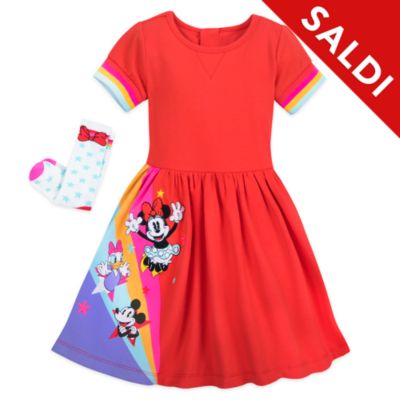 Completo vestito e calze bimbi Minni e i suoi amici Disney Store