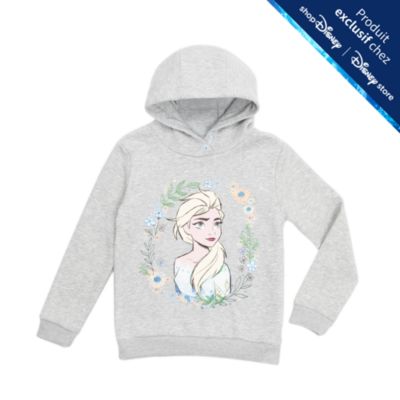 Disney Store Sweatshirt &agrave; capuche Elsa pour enfants, La Reine des Neiges&nbsp;2