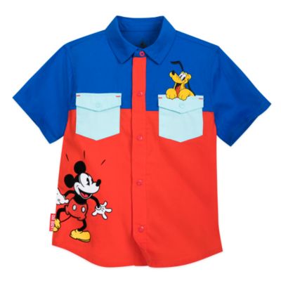 Disney Store Chemise Mickey et Pluto pour enfants