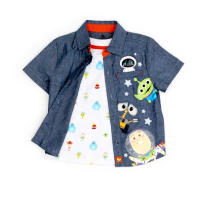 Disney Store Ensemble T-shirt et chemise World of Pixar pour enfants