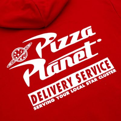 pizza planet hoodie disney store