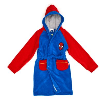 kids spiderman dressing gown