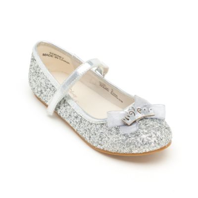 Disney Store - Disney Prinzessin - Silberfarbene Glitzerschuhe f&uuml;r Kinder