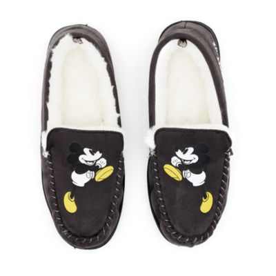 mickey mouse slippers men's
