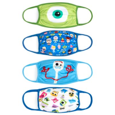 Disney Store Masques en tissu Disney Pixar, lot de 4