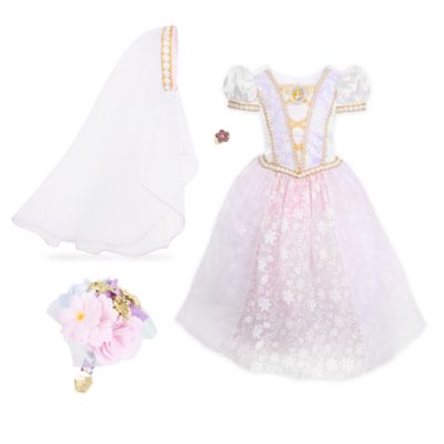 Disney Store Rapunzel Wedding Dress Costume For Kids Shopdisney Uk
