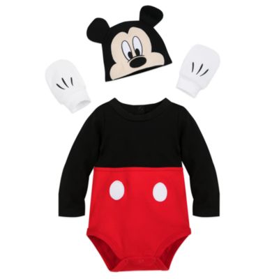 Disney Store - Micky Maus - Kost&uuml;m-Body mit Hut f&uuml;r Babys