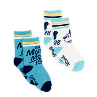 Disney Store Lot de 2&nbsp;paires de chaussettes Mickey pour b&eacute;b&eacute;s