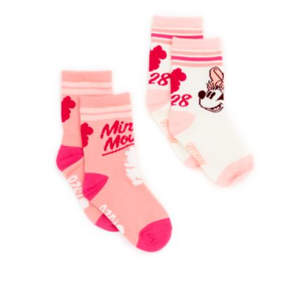 Disney Store Lot de 2&nbsp;paires de chaussettes Minnie pour b&eacute;b&eacute;s