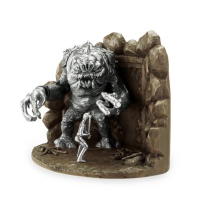 Diorama edizione limitata peltro Luke contro Rancor, Star Wars: Il Ritorno dello Jedi, Royal Selangor