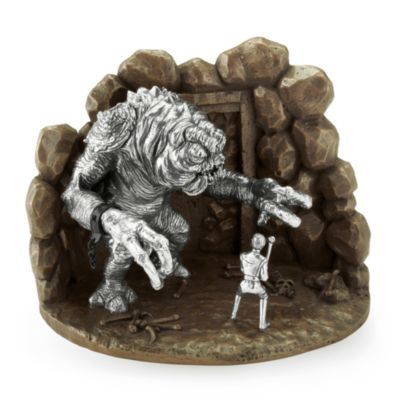 Royal Selangor - Limitierte Edition - Star Wars: Die R&uuml;ckkehr der Jedi-Ritter - Luke vs. Rancor Diorama aus Zinn