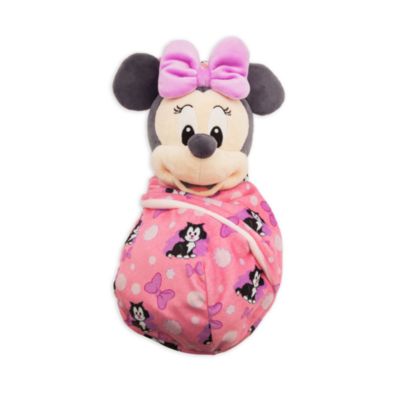 Disney Store - Minnie Maus - Kuscheltier in Wickeldecke