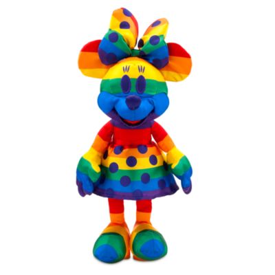 rainbow minnie mouse plush