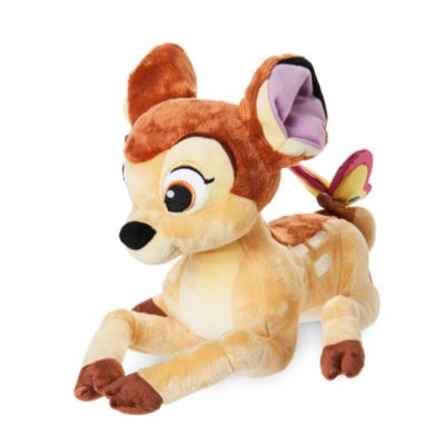 Bambi mit Schmetterling Kuscheltier mittelgro&szlig;