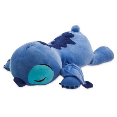 disney store stitch cuddleez large soft toy