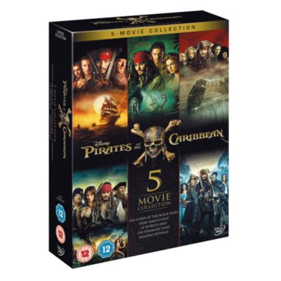 Pirates Of The Caribbean 1 5 Dvd Boxset Shopdisney Uk