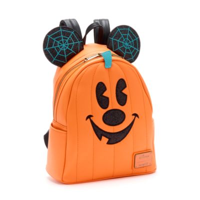 loungefly pumpkin mickey backpack