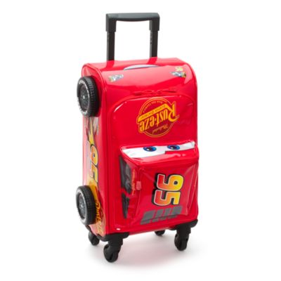 disney pixar cars rolling lightning mcqueen luggage