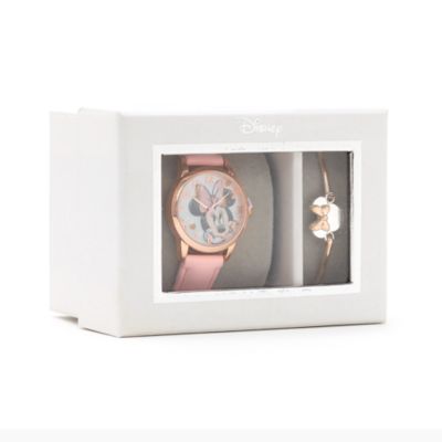 Disney Store - Minnie Maus - Set mit Armbanduhr und Armreif