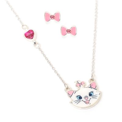Disney Store - Marie - Set aus Halskette und Ohrringen