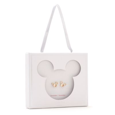 Disney Store Clous d'oreilles Mickey avec pierre de novembre
