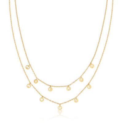 Couture Kingdom Collier Mickey Mouse plaqu&eacute; or jaune