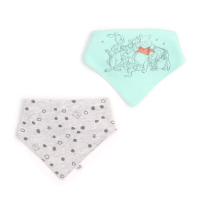 Disney Store Lot de 2&nbsp;bavoirs Winnie l'Ourson et ses Amis pour b&eacute;b&eacute;s