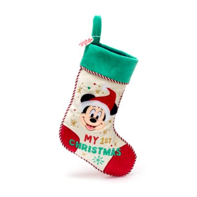 Disney Store Chaussette de Noël Mickey pour bébés, Holiday Cheer