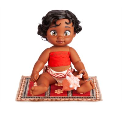 moana baby doll disney store