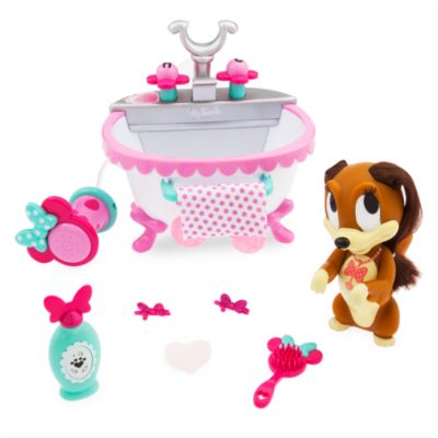 disney store minnie mouse pet bath set