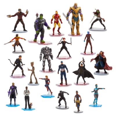 disney marvel figurine set