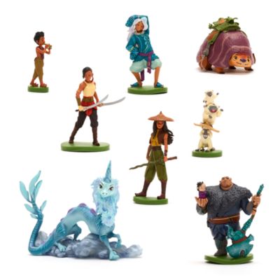 raya and the last dragon figure set