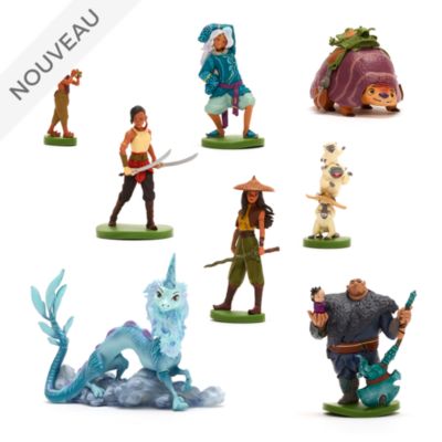 Disney Store Coffret deluxe de figurines Raya et le Dernier Dragon