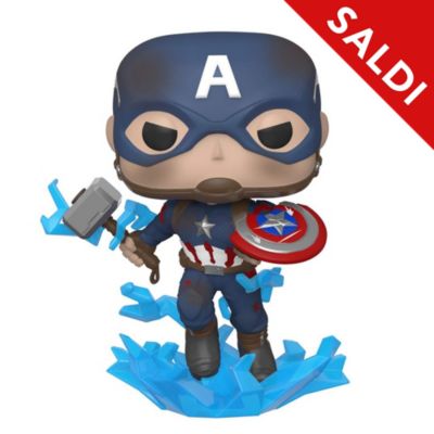 Personaggio In Vinile Capitan America Con Scudo Rotto Serie Pop Di Funko Shopdisney Italia