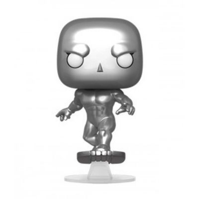 Personaggio in vinile Silver Surfer serie Pop! di Funko, I Fantastici Quattro