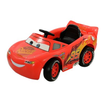 lightning mcqueen ride in car