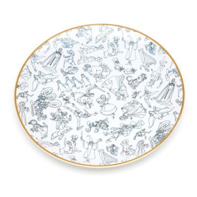 Piatto da portata collezione Ink & Paint Disney Parks