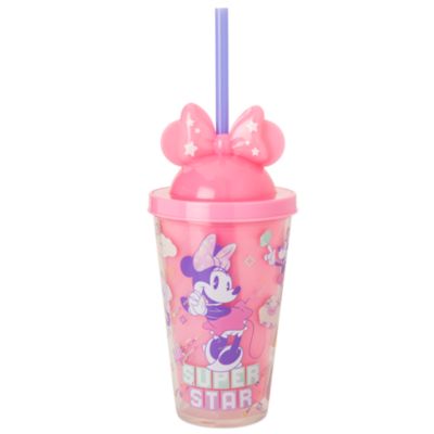 Disney Store - Minnie Maus - Geheimnisvoller, leuchtender Strohhalm-Becher