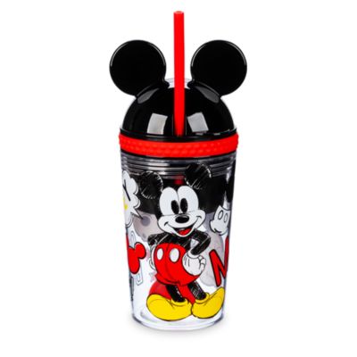 Disney Store - Micky Maus - Strohhalm-Becher und Snacksch&uuml;ssel