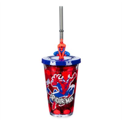 Disney Store Gobelet avec paille Spider-Man