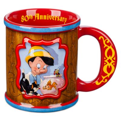 Disney Store Mug&nbsp;80e anniversaire de Pinocchio