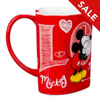 Disney Store - Micky und Minnie - Herzf&ouml;rmiger Becher