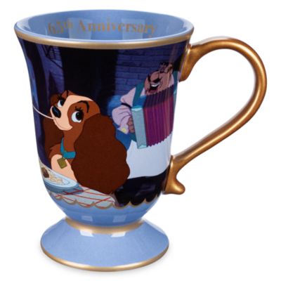 Disney Store Mug 65e&nbsp;anniversaire de La Belle et le Clochard